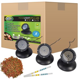 Aqua Nova NPL5-LED3 oświetlenie led 3 szt. do oczka wodnego