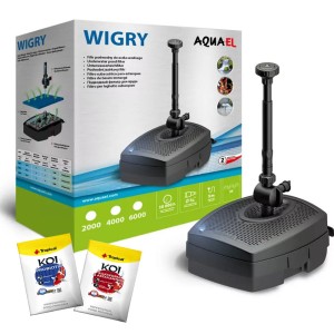 Aquael Wigry 6000 Filtr Podwodny 3w1 z fontanną UV-C 9W + gratisy