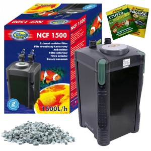 Filtr zewnętrzny Aqua Nova NCF-1500 akwarium do 500l + gratis