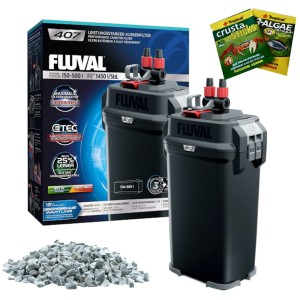 Hagen Fluval 407 filtr zewnętrzny do akwarium 150-500l + gratis