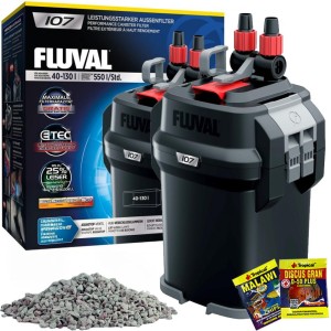 Hagen Fluval 107 filtr zewnętrzny do akwarium 130l + gratis