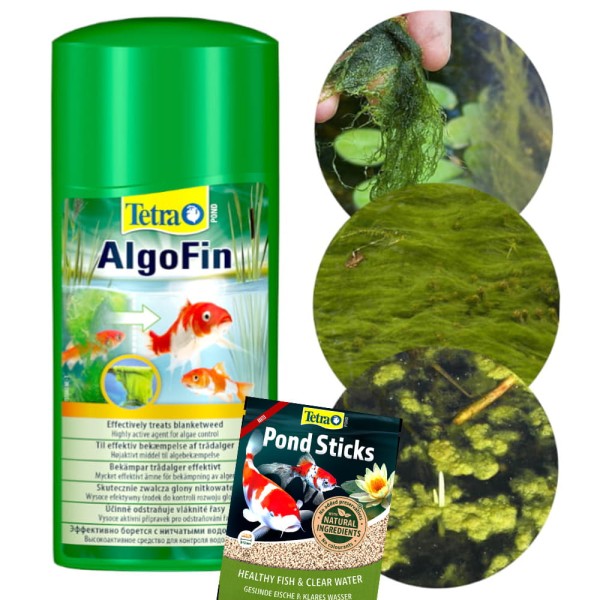 Tetra Pond Algofin 250ml Preparat na Glony w Oczku Wodnym