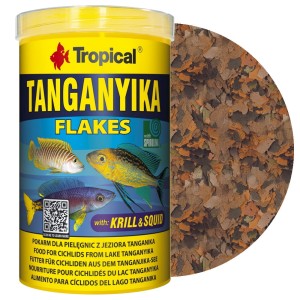 Tropical Tanganyika Flakes Pokarm w Płatkach dla Pielęgnic 250ml