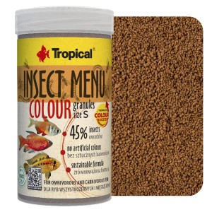 Tropical Insect Menu Colour Granules Size S 250ml pokarm dla ryb akwariowych