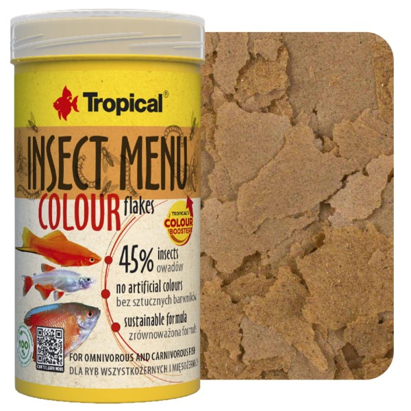 Tropical Insect Menu Colour Flakes  250ml pokarm dla ryb akwariowych