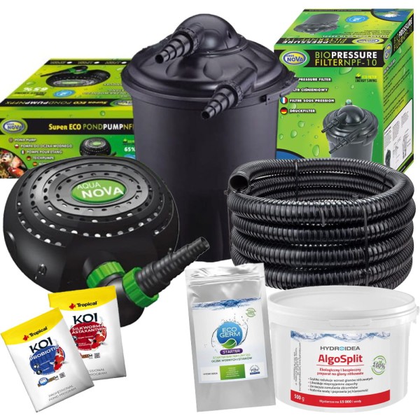 ZESTAW STARTOWY C do oczka wodnego do 4 000l + gratisy