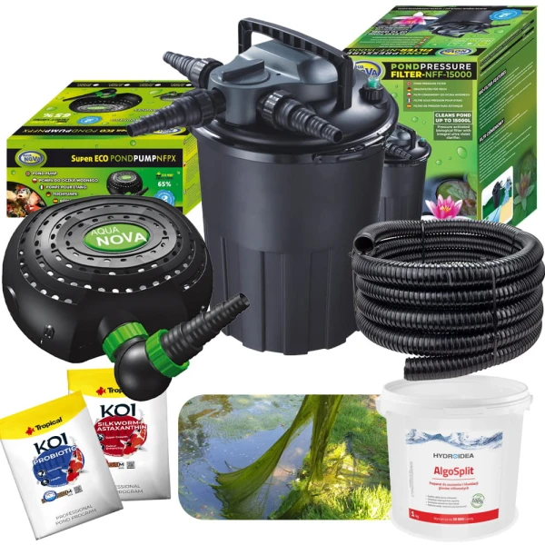 ZESTAW STARTOWY E do oczka wodnego do 15 000l + gratisy