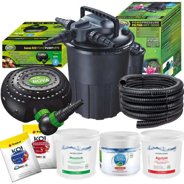 ZESTAW STARTOWY H do oczka wodnego do 15 000l + gratisy