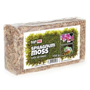 Happet Mech Torfowiec Sphagnum Moss Podłoże do Terrarium do Roślin 150g