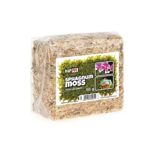 Happet Mech Torfowiec Sphagnum Moss Podłoże do Terrarium do Roślin 50g