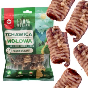 MACED 100% Naturalny Przysmak Tchawica Wołowa 100g