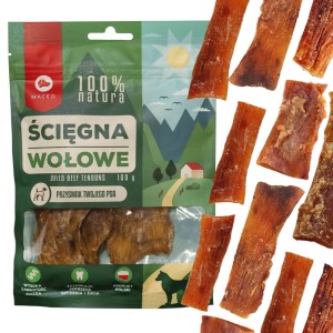 Maced Suszone Ścięgna Wołowe Przysmak Dla Psa 100g