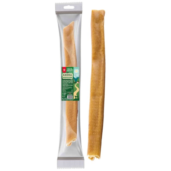 Maced Skóra Wieprzowa M naturalny przysmak dla psa gryzak smakołyk 1szt.