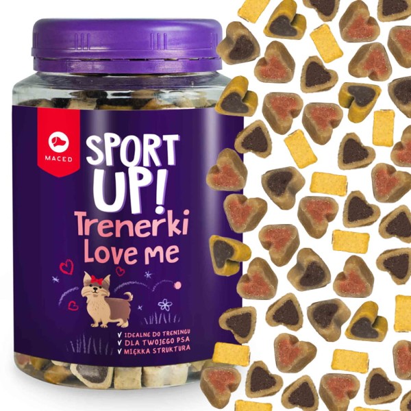 Przysmak dla psa Maced trenerki Love me 300g