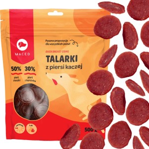 Maced talarki z kaczki 500g przysmak dla psa