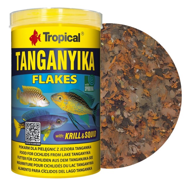 Tropical Tanganyika Flakes 1000ml Pokarm w Płatkach dla Pielęgnic