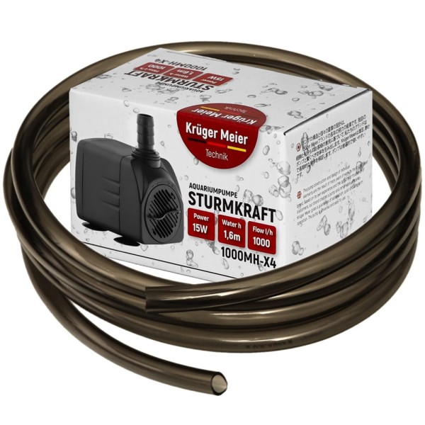 Kruger Meier system podmiany wody Pompa 1000l/h + wąż