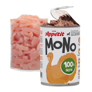 Comfy Appetit Mono Indyk Monoproteinowa Karma Mokra Dla Psa Puszka 400g