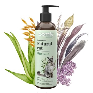 Comfy Natural Cat Szampon Dla Kota Płyn Do Mycia Kotów Nawilżający 250ml