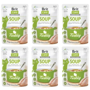 Brit Care Cat Soup With Turkey Mokra Karma Dla Kota Zupa z Indykiem 6x75g