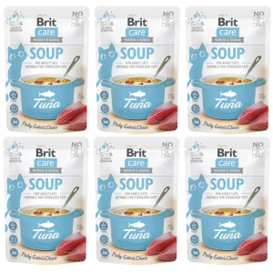 Brit Care Cat Soup With Tuna Zupka Dla Kota z Tuńczykiem Mokra Karma 6x75g