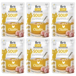 Brit Care Cat Soup With Chicken Mokra Karma Dla Kota Zupa z Kurczakiem 6x75g
