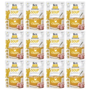 Brit Care Cat Soup With Chicken Mokra Karma Dla Kota Zupa z Kurczakiem 12x75g