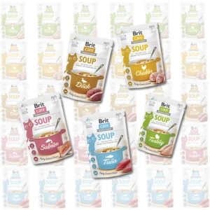 Brit Care Cat Soup Mokra Karma dla Kota Zupa Mix smaków 30x75g
