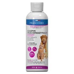 Francodex Szampon Dla Psa i Kota Przeciw Pasożytom z Dimetykonem 200ml