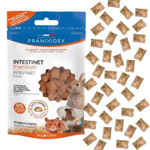 Francodex Przysmak Dla Gryzoni i Królików Intestinet Lepsze Trawienie 50g