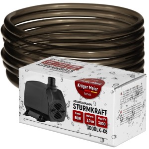 Kruger Meier system podmiany wody Pompa 3000l/h + wąż