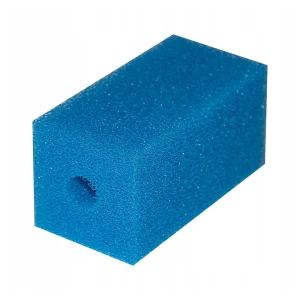 GĄBKA FILTRACYJNA WKŁAD NIEBIESKA PROSTA 8x5x4cm (pat mini)