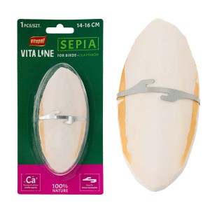 Vitapol Sepia Bogata w Wapno i Minerały Dla Ptaków i Gadów 14-16cm Uchwyt