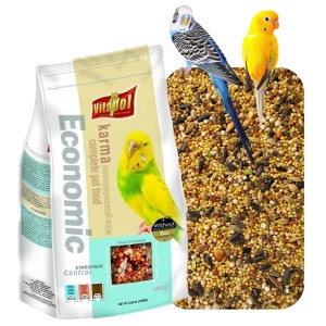 Vitapol Economic Mieszanka Dla Małych Ptaków Papużki Falistej 1,2kg