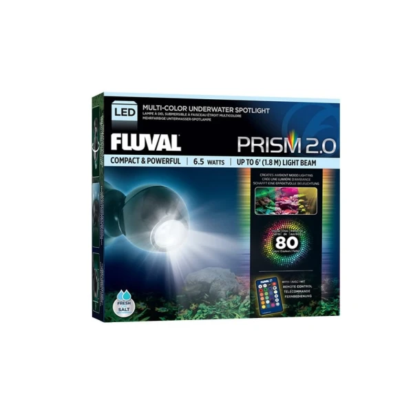 Fluval Prism 2.0 Lampka LED 6,5W RGB Podwodne Oświetlenie do Akwarium