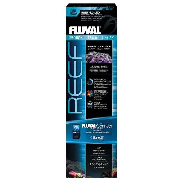 Fluval Reef 4.0 LED 32W Belka do Akwarium Morskiego 58,9-88,9cm Bluetooth