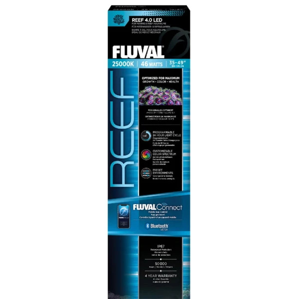 Fluval Reef 4.0 LED 46W Belka do Akwarium Morskiego 88,2-125,8cm Bluetooth