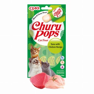 Inaba Churu Pops Przysmak dla Kota Tuńczyk i Kurczak 4x15g (60g)