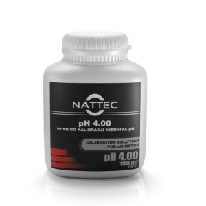 Bufor Płyn Kalibracyjny pH4 do Elektrod i Sond Pomiarowych - Nattec CS pH 4.00 100ml