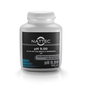 Bufor Płyn Kalibracyjny pH9 do Elektrod i Sond Pomiarowych - Nattec CS pH 9.00 100ml