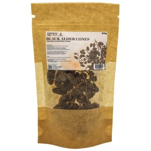 Naturalne Szyszki Olchy Czarnej Black Alder Cones do Akwarium 20g AQUA24 PLUS | AquaCare