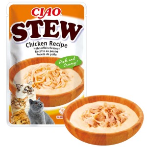 Inaba Ciao Stew Przysmak dla Kota Kurczak – Potrawka 40g