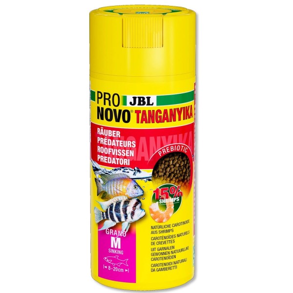 JBL ProNovo Tanganyika Grano M 250ml Click - Podstawowy Pokarm dla Pielęgnic