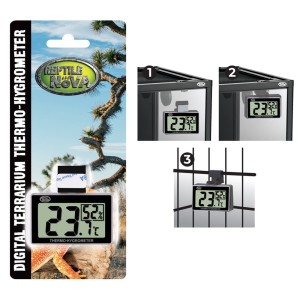 REPTILE NOVA Termometr higrometr wilgotnościomierz cyfrowy do terrarium
