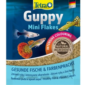 Tetra Guppy Mini Flakes pokarm w płatkach dla gupików 12g