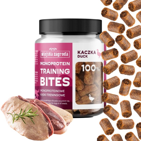 Wiejska Zagroda Przysmak dla psa Treningowa Kaczka kąski monoproteinowe (dorosły) 150g