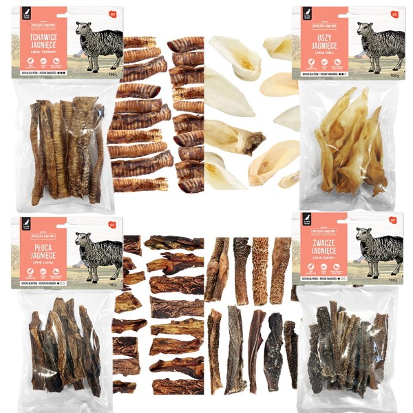 Wiejska Zagroda Przysmak dla psa Suszki Przysmaki (dorosły) 4x100g