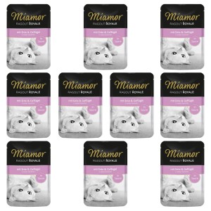 Miamor Ragout Kaczka z Drobiem w Sosie Karma dla Kota 100g Pakiet 10 sztuk