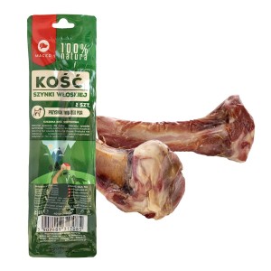 Maced Gryzak 100% Natura Kość z Szynki Włoskiej Przysmak dla Psa 2 sztuki