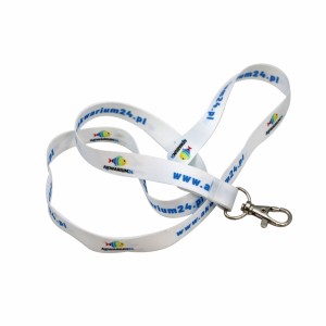 Smycz firmowa z logo Akwarium24 - stylowy gadżet dla miłośników akwarystyki